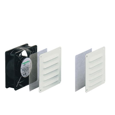 Climasys-Lüfter, 54m³/h, 230V, 2 Metallgitter und 2 Insektenschutzfilter