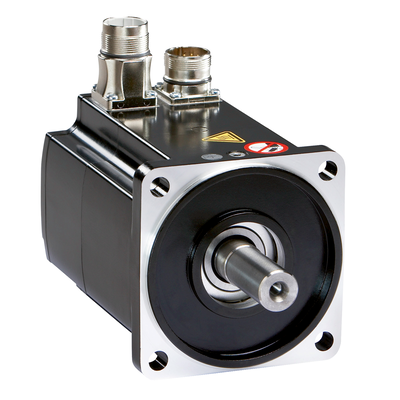 Servomotor, Lexium BMH, 205mm, 34,4Nm, Passfeder IP65, Multiturn 16P/U, M40+M23 gerade