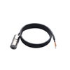 Leistungskabelset 4x1,5mm2+2x1mm2+2x0,14mm2 3m,ein Ende m. M23-Industriestecker