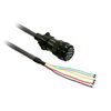 Motorkabel für Lexium BCH2-Servomotor an LXM28, 6x1,3mm² geschirmt, mit Bremse, MIL-Stecker, 5m