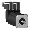 AC-Servomotor, 55mm, 0,42Nm, 1Stack, glatte Welle, SinCos Multiturn128, M23/M23 gewinkelt, IP54/IP65, Bremse