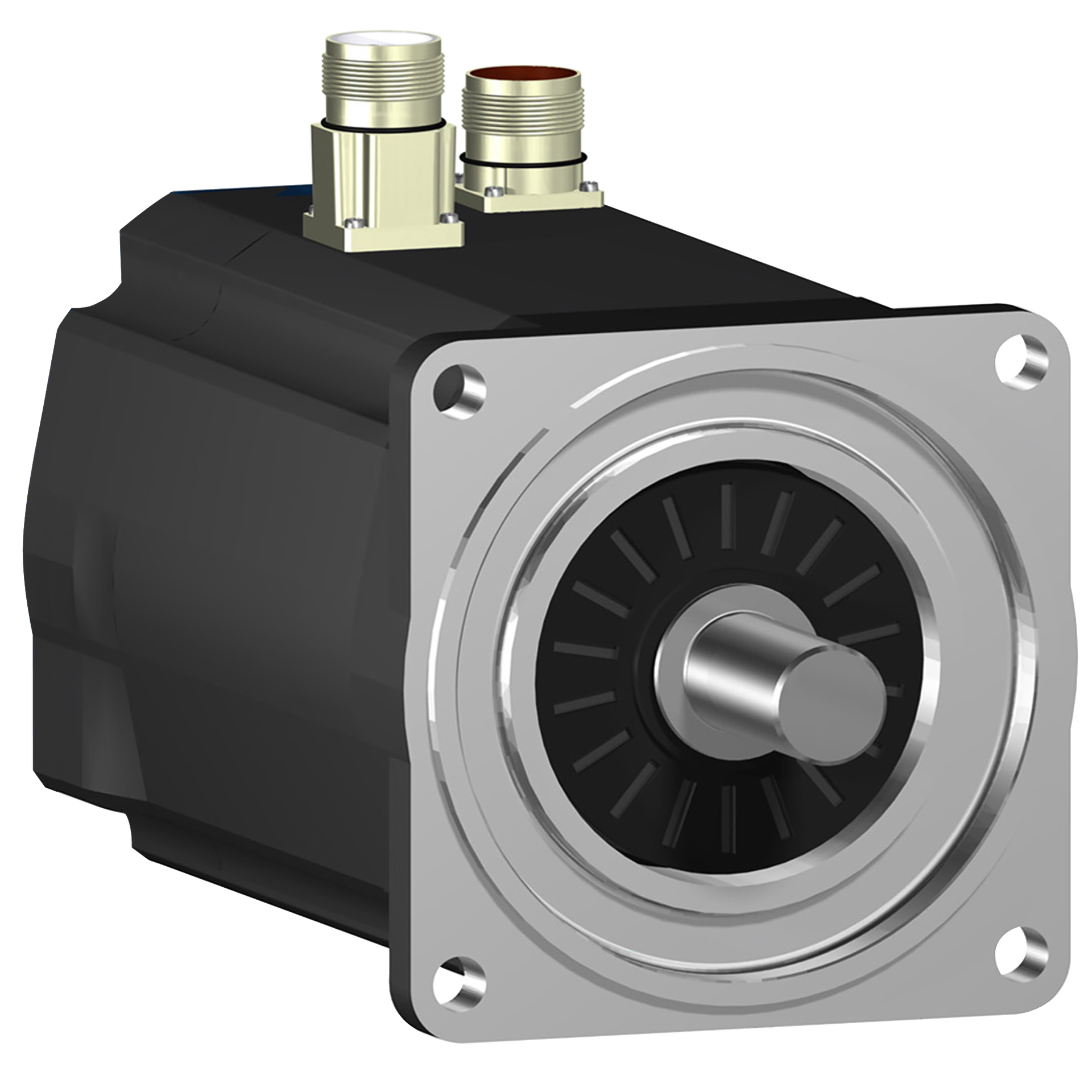 AC-Servo, SH3, 100 mm, 10 nm, Passfeder IP65/IP65, Singleturn 128 P/U, 2x M23