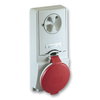 Anbausteckdose verriegelt, 16A, 3p+N+E, 380-415 V AC, IP44