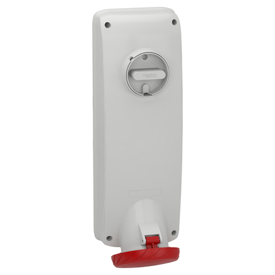 Anbausteckdose verriegelt, 63A, 3p+E, 380-415 V AC, IP65
