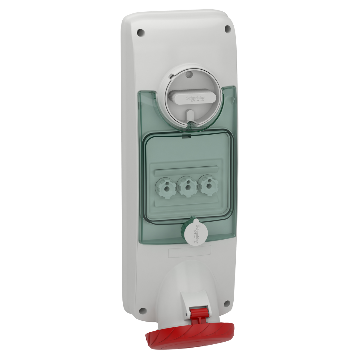CEE Wandsteckdose verriegelt, 63A, 3p+N+E, 380-415 V AC, IP65