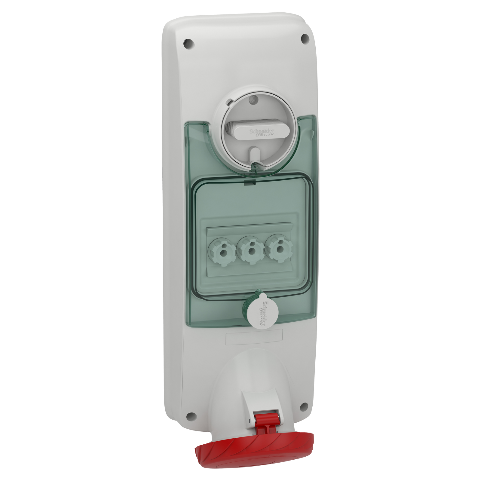 CEE Wandsteckdose verriegelt, 63A, 3p+N+E, 380-415 V AC, IP65