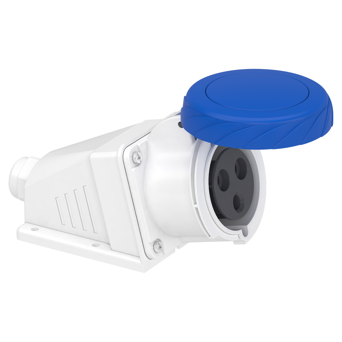 CEE Wandsteckdose Schraubklemmen, 32A, 2p+E, 200-250 V AC