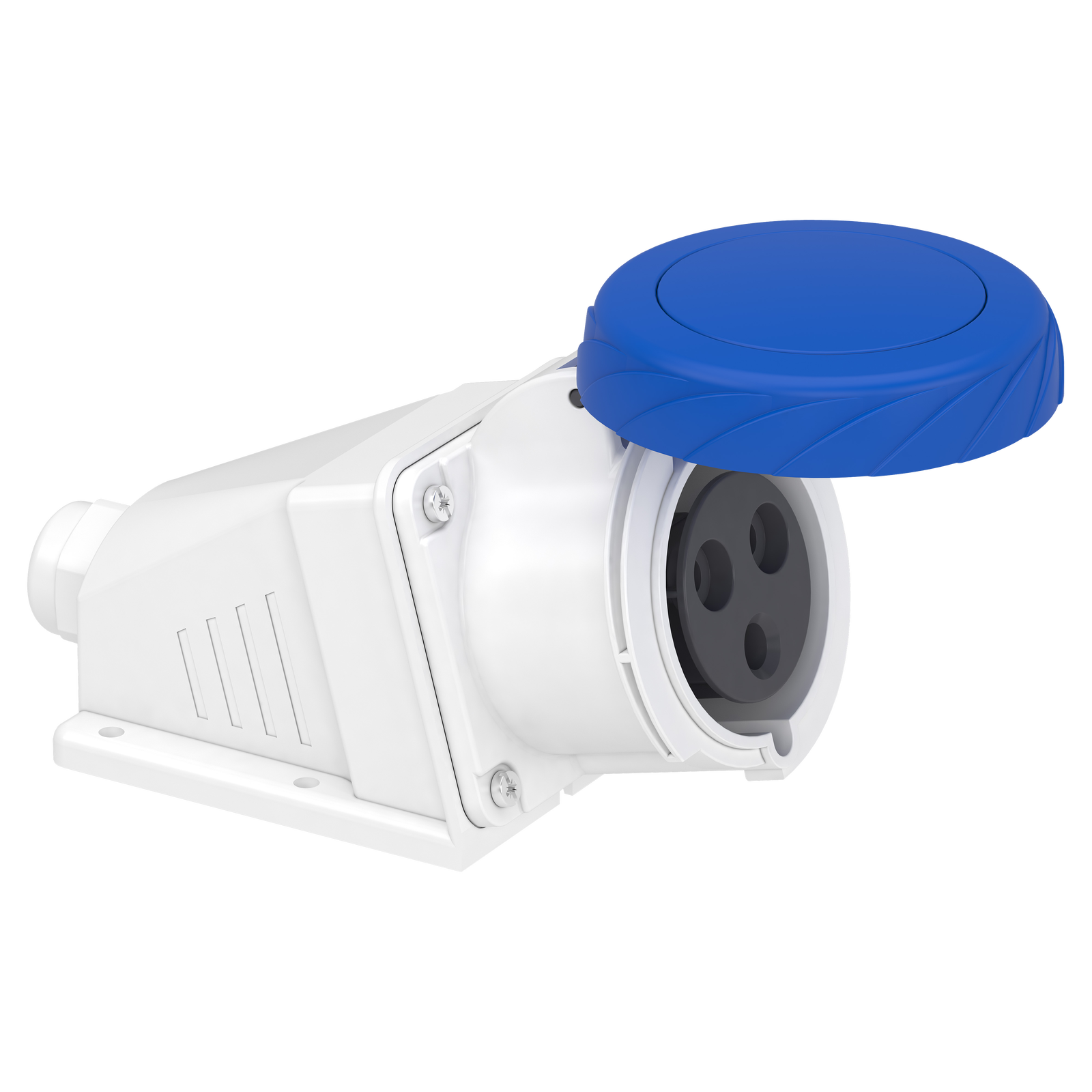 CEE Wandsteckdose Schraubklemmen, 32A, 2p+E, 200-250 V AC