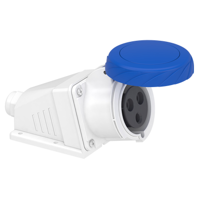 CEE Wandsteckdose Schraubklemmen, 32A, 2p+E, 200-250 V AC