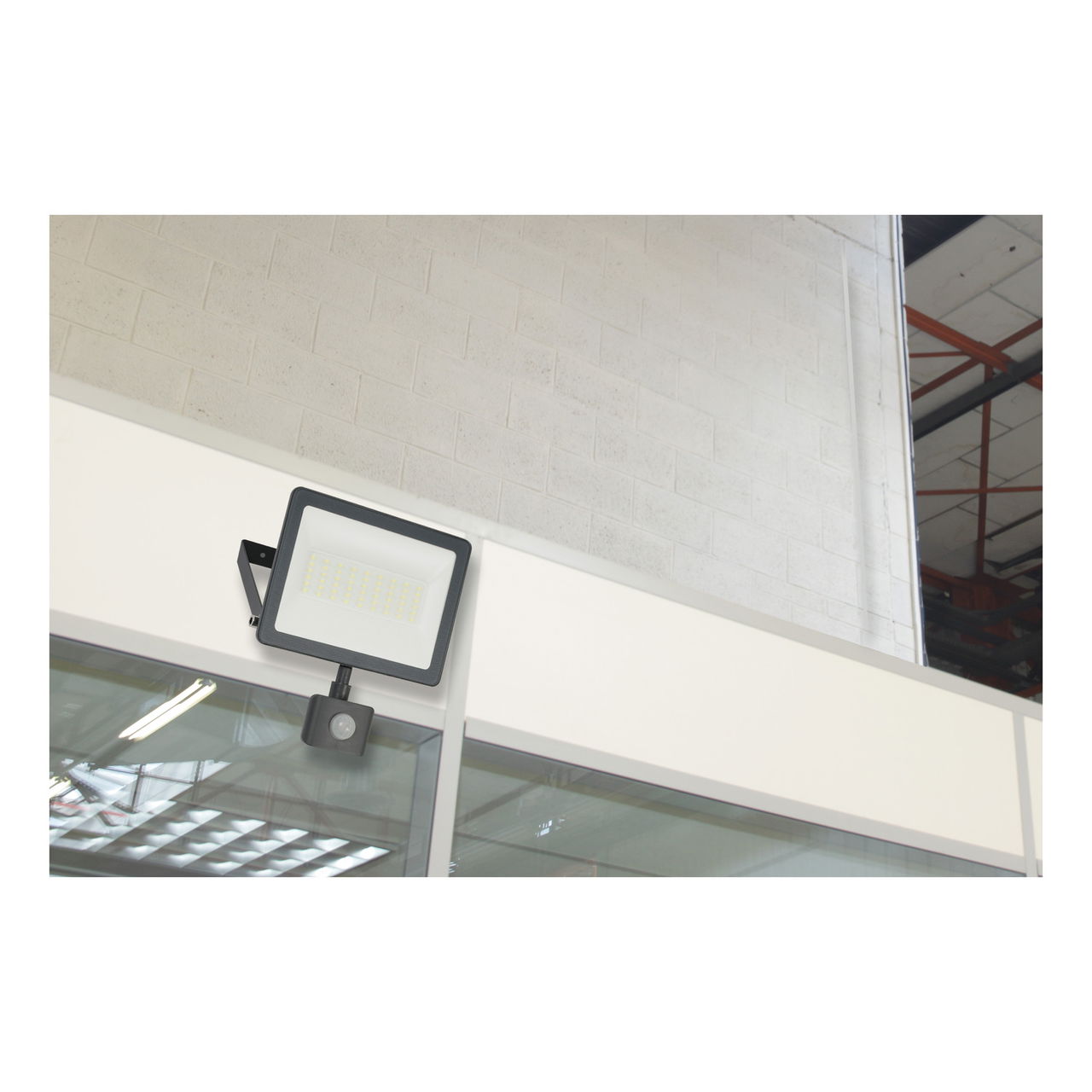 LED Strahler mit Bewegungsmelder 20W/2000lm /4000k / IP44 / IK05 / Kabel: 0,5m – Bild 2 von 3