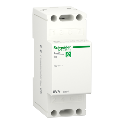 Resi9 Klingeltransformator iTR, 230V 50-60 Hz, Ausgang 8-12 V AC, 8 VA
