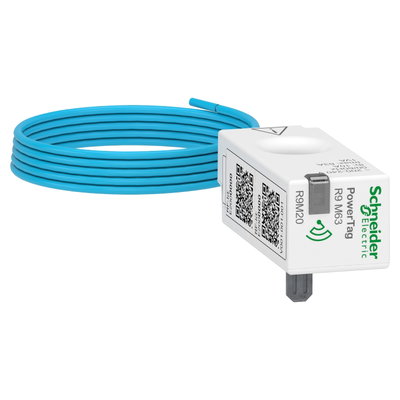 PowerTag Resi9 M63, 1P+N-Kabel, Verbindung mit dem Wiser Hub