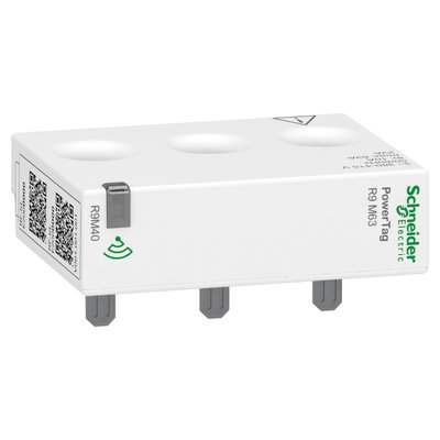 PowerTag Resi9 M63, 3P, Einbau oben oder unten, Verbindung mit dem Wiser Hub