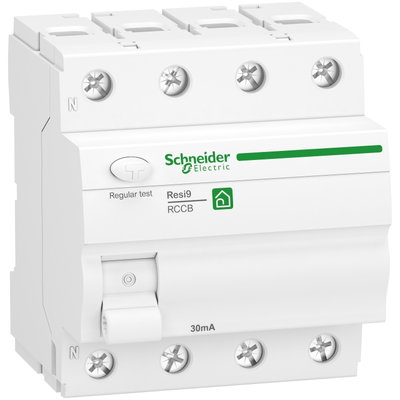 Fehlerstrom-Schutzschalter Resi9, 3P+N, 40A, 30mA, Typ F