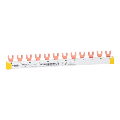 Resi9 Phasenschiene Gabel, 2P, 12 TE, 63A, ablängbar