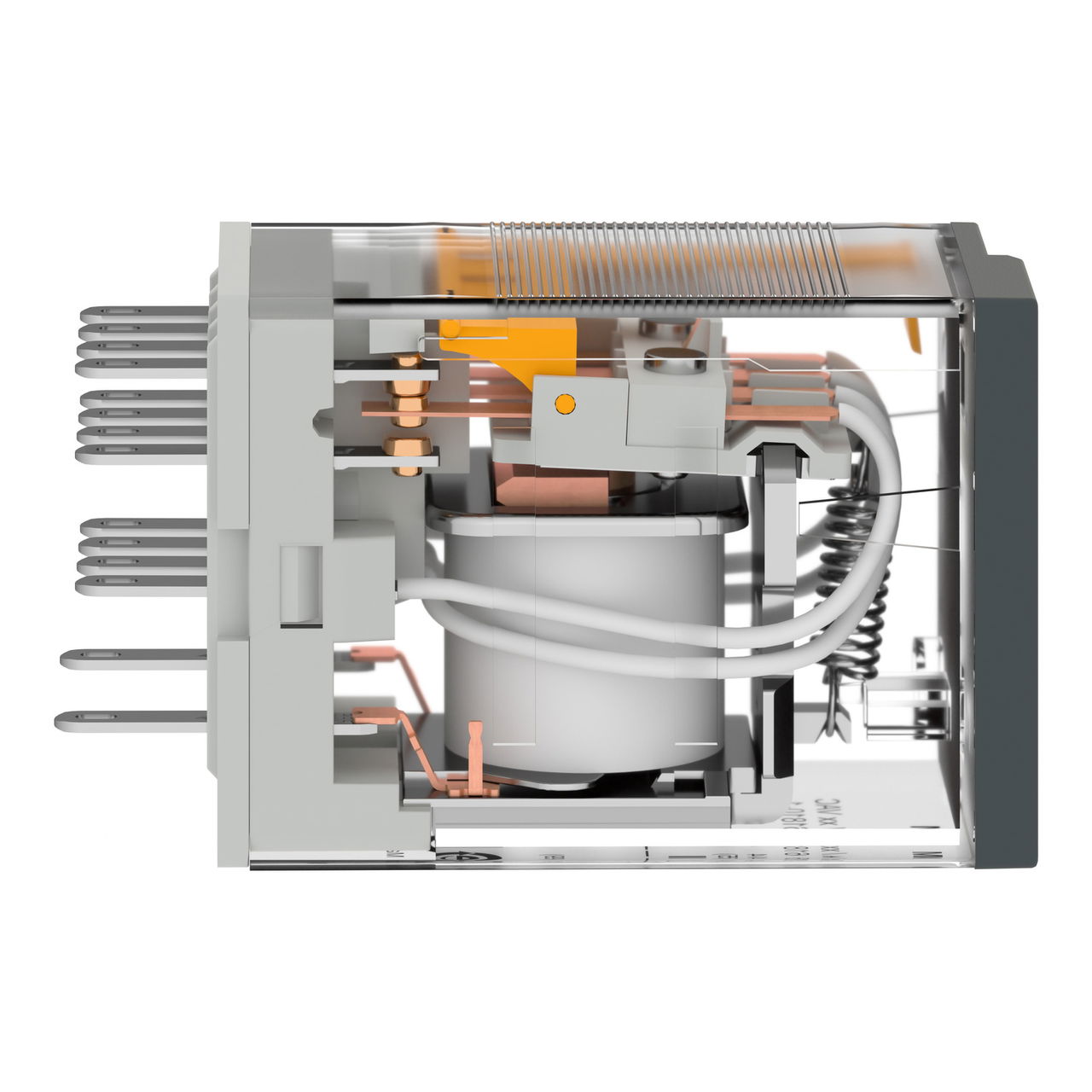 Miniaturrelais, Easy Harmony RXM2L, 3A, 4W, 24V DC, ohne LED – Bild 4 von 7