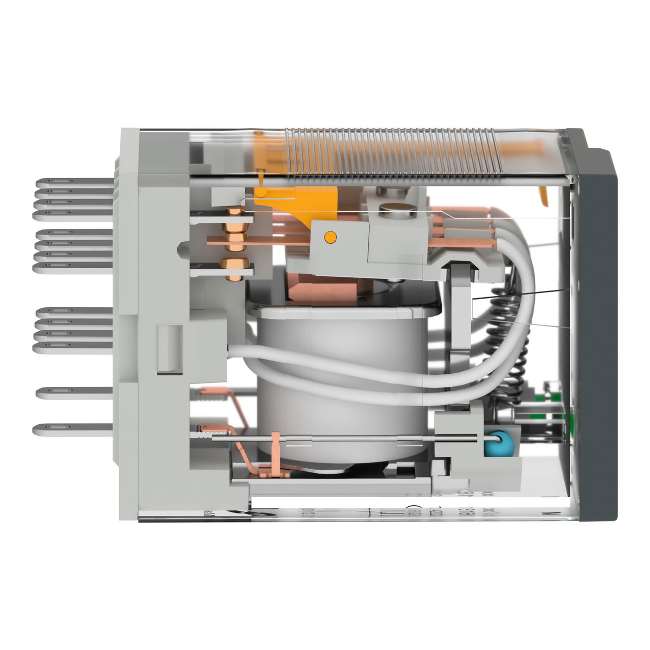 Miniaturrelais, Easy Harmony RXM2L, 3A, 4W, 36V DC, mit LED – Bild 4 von 7