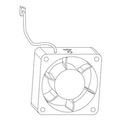 Verschleißteil - Lüfter für drehzahlvariable Antriebe IP55 - 30 bis 90 kW