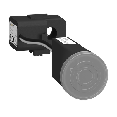 Funk Stromsensor, Harmony Hub, batterielos mit Klappwandler, kabellos, 0,5-35A, 2,4 GHz, schwarz