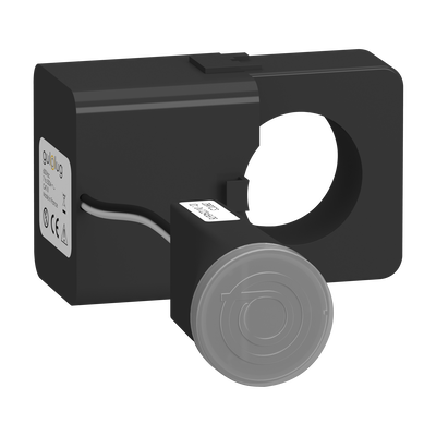 Funk Stromsensor, Harmony Hub, batterielos mit Klappwandler, kabellos, 7-500A, 2,4 GHz, schwarz