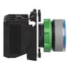 Leuchtdrucktaster, Harmony XB5, Kunststoff, hellgrau, blau, 22mm, universelle LED, glatte Kalotte, 1S + 1Ö, 24V ACDC
