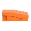Fußschalter, Harmony XPE, einfach, Metall, orange, 2-stufig, 2Ö+2S, IP66