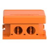 Fußschalter, Harmony XPE, einfach, Metall, orange, 2-stufig, 2Ö+2S, IP66