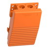 Fußschalter, Harmony XPE, einfach, Metall, orange, 2-stufig, 2Ö+2S, IP66