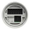 Basiselement, Harmony XV4, modular, 40mm, 100-240V AC, Abdeckung, bis 4 Ebenen, weiss