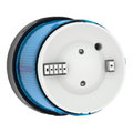 Leuchtelement, Dauerlicht, blau, 120V AC
