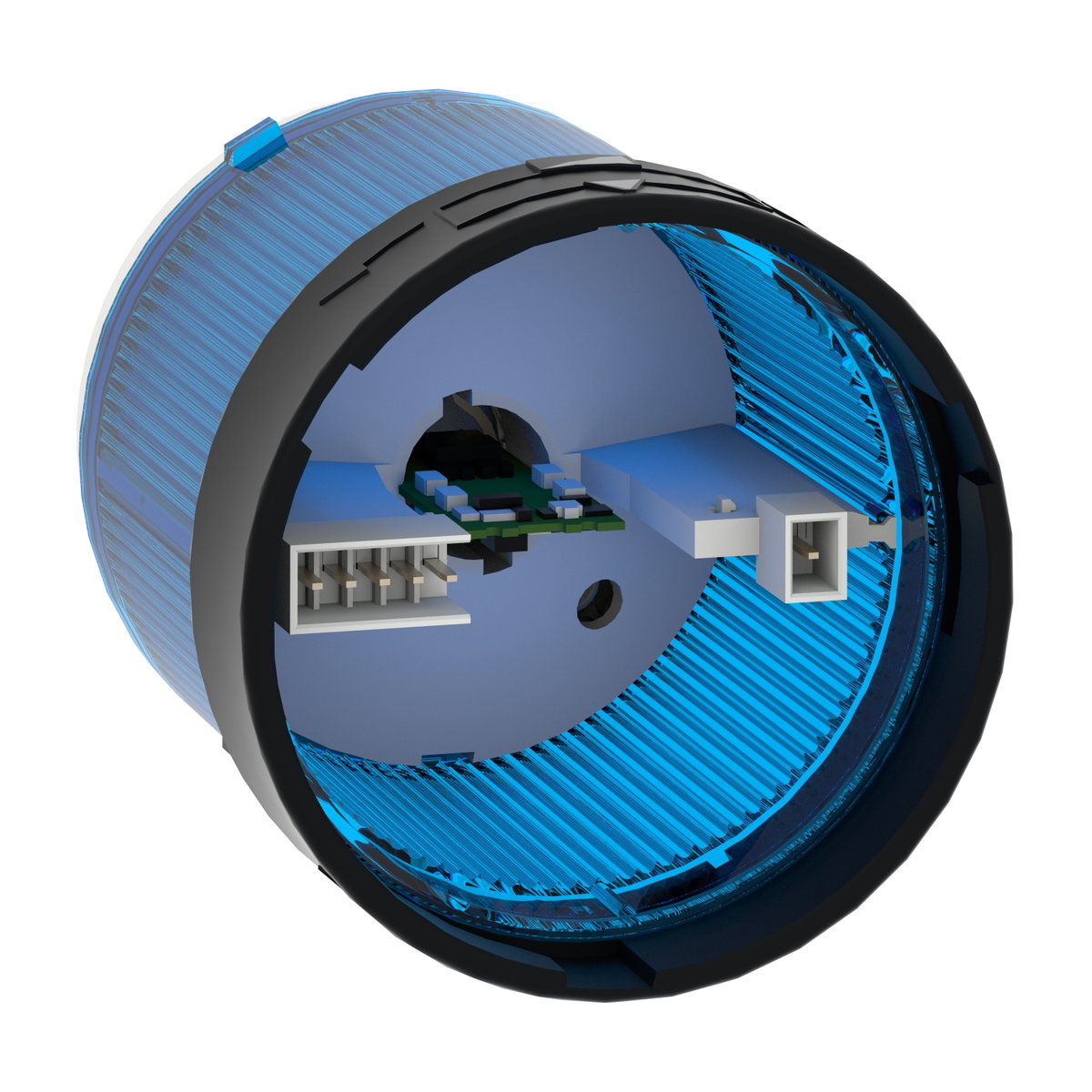 Leuchtelement, Dauerlicht, blau, 120V AC – Bild 3 von 8