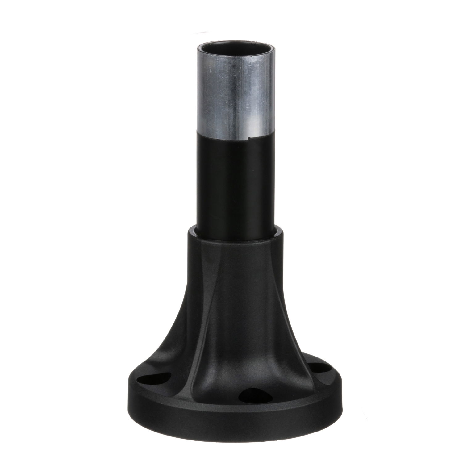 Stützrohr+Halterung L=80mm, schwarzes Aluminium, XVB