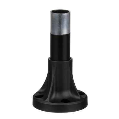Stützrohr+Halterung L=80mm, schwarzes Aluminium, XVB