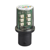 LED-Lampe, gelb-orange für Befehls- u. Meldegeräte, BA 15d, 120V