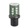 LED-Lampe, rot für Befehls- u. Meldegeräte, BA 15d, 120V