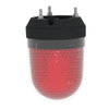 Drehspiegelleuchte, Harmony XVR, 100mm, rot, integrierte LEDs, ohne Buzzer, 48V DC