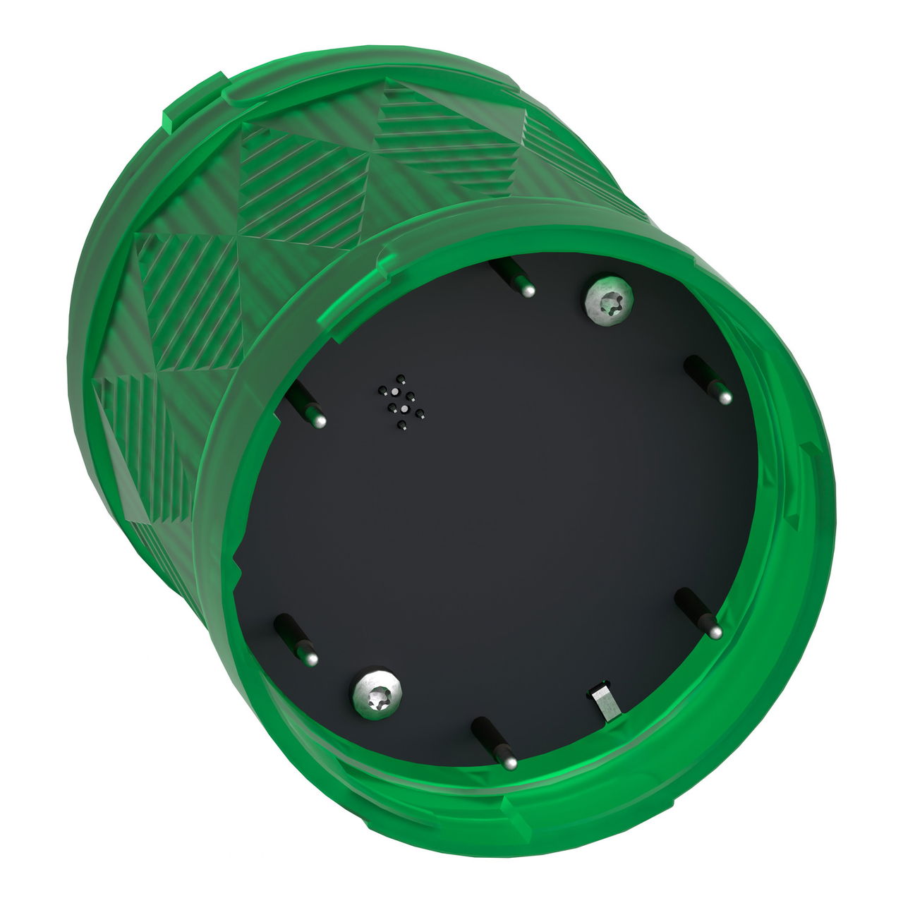 Leuchtelement, Harmony XVU, modular, 60mm, LED, grün, Blitzlicht, IP65, 24V ACDC – Bild 3 von 8
