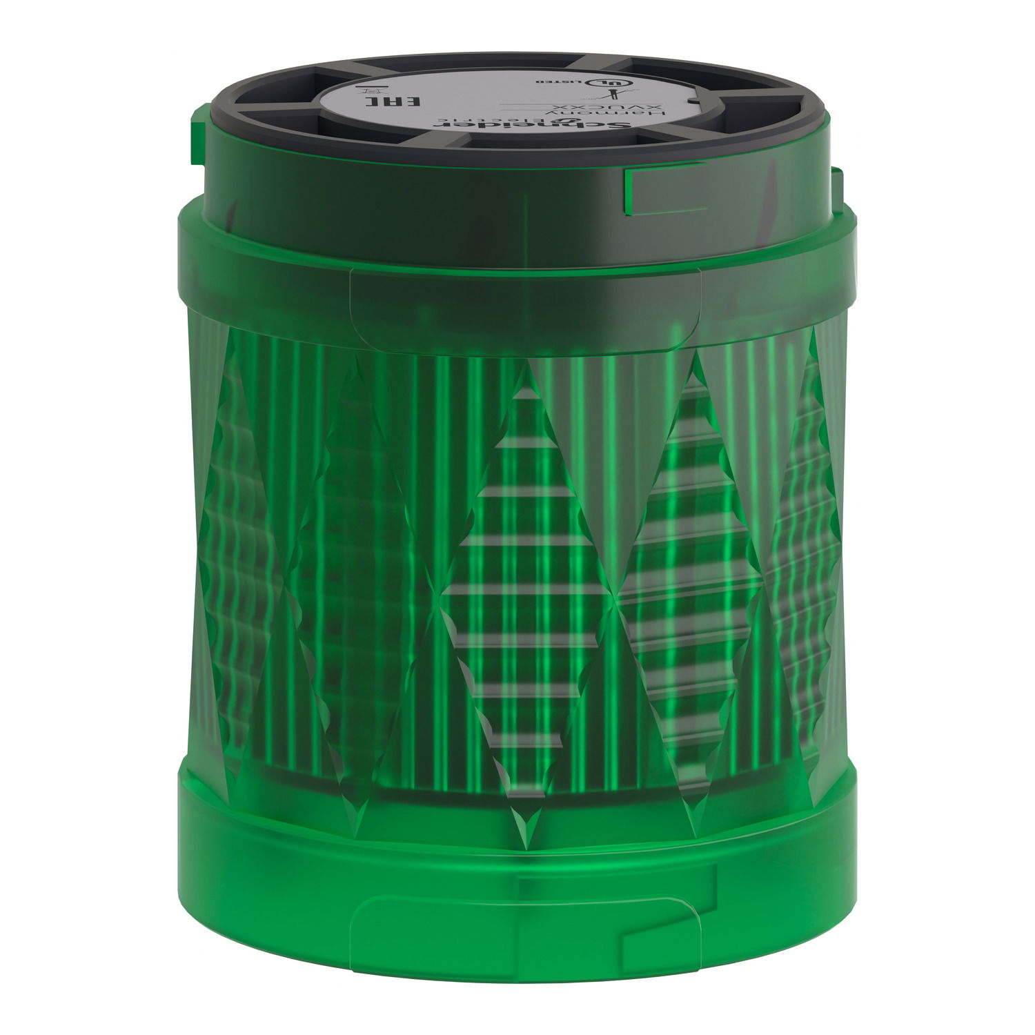 Leuchtelement, Harmony XVU, modular, 60mm, LED, grün, Blitzlicht, IP65, 24V ACDC – Bild 2 von 8