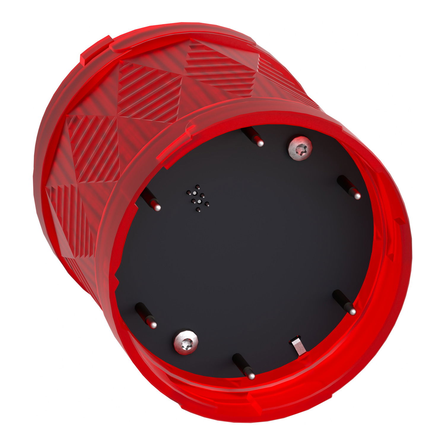 Leuchtelement, Harmony XVU, modular, 60mm, LED, rot, Blitzlicht, IP65, 24V ACDC – Bild 3 von 8