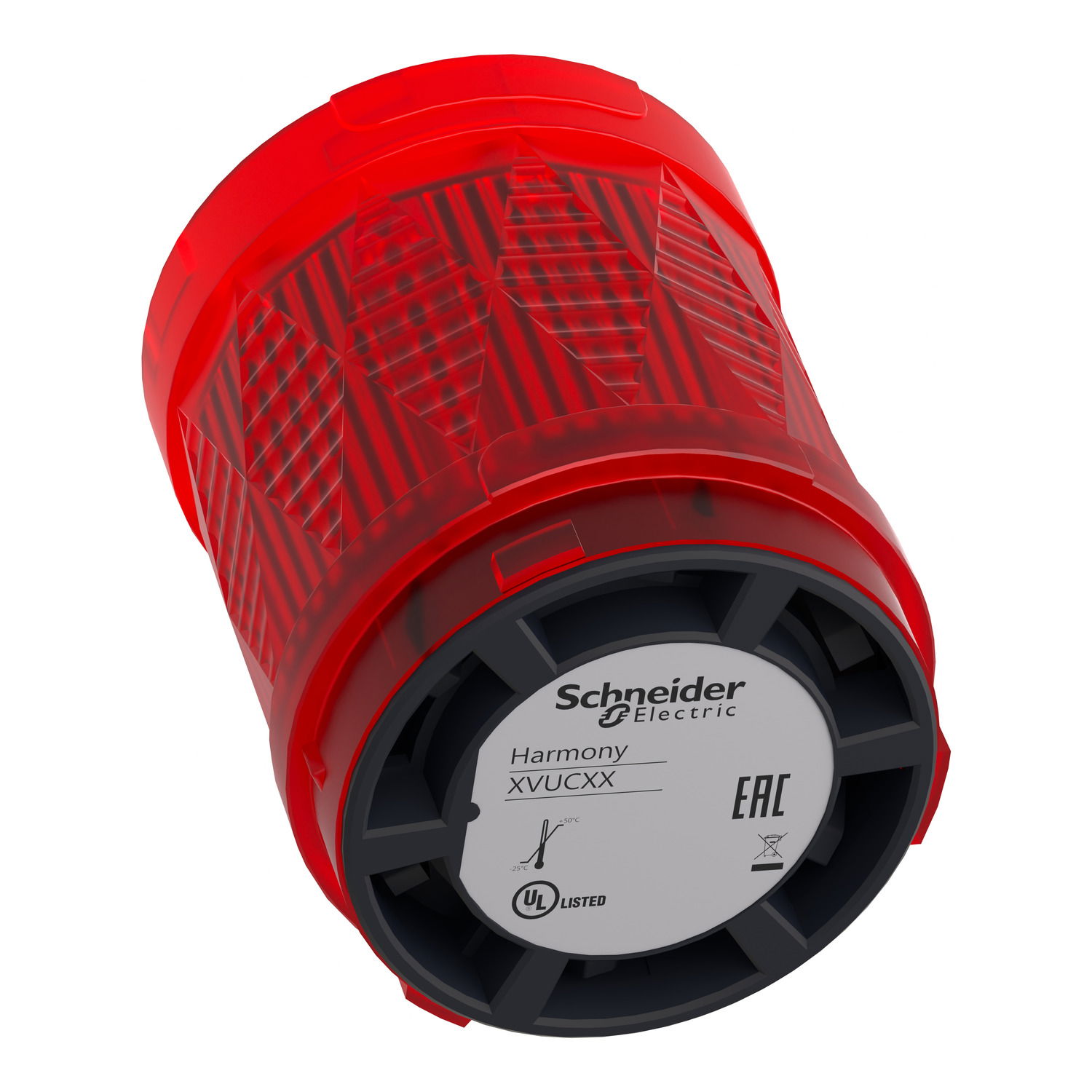 Leuchtelement, Harmony XVU, modular, 60mm, LED, rot, Blitzlicht, IP65, 24V ACDC – Bild 5 von 8