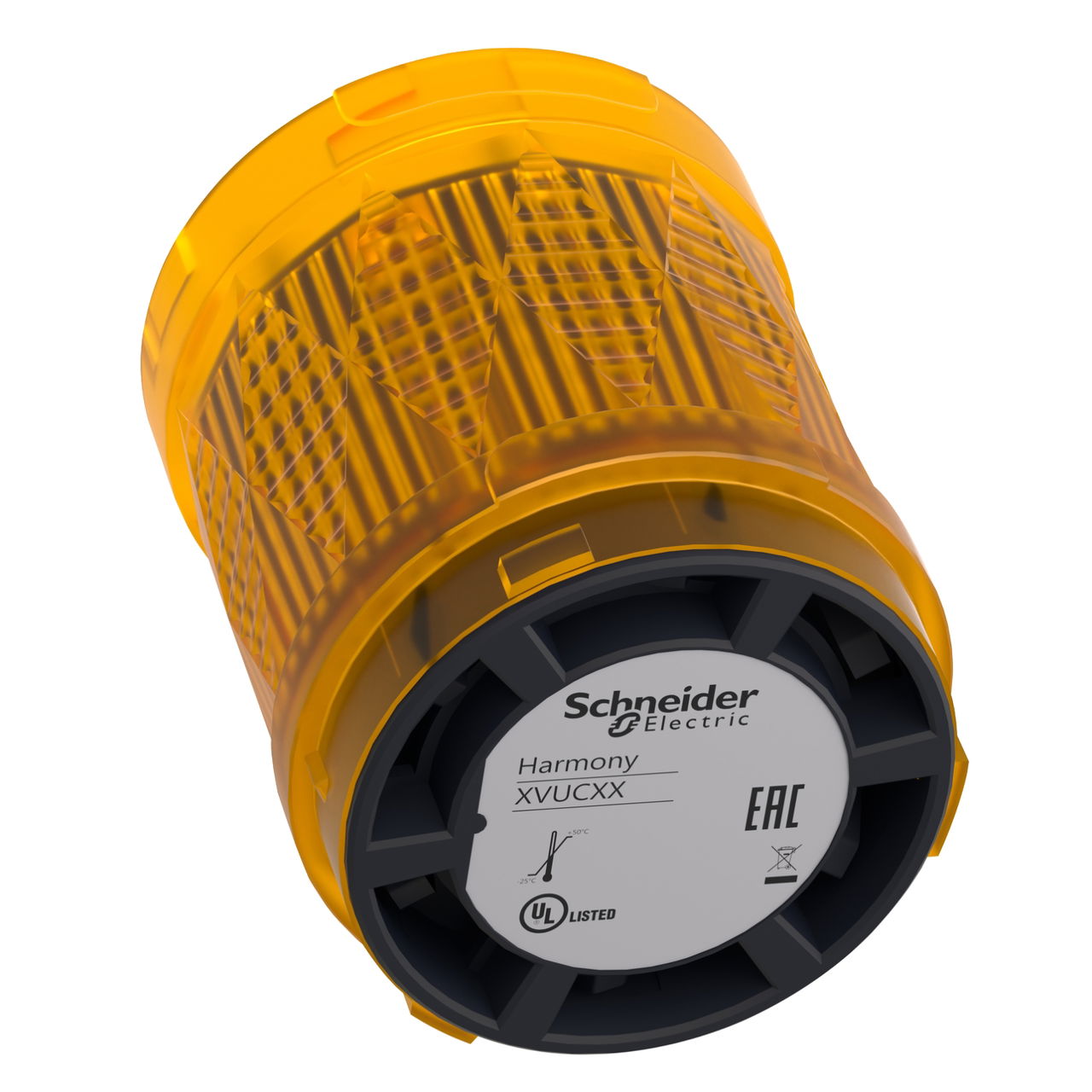 Leuchtelement, Harmony XVU, modular, 60mm, LED, orange, Blitzlicht, IP65, 24V ACDC – Bild 5 von 8