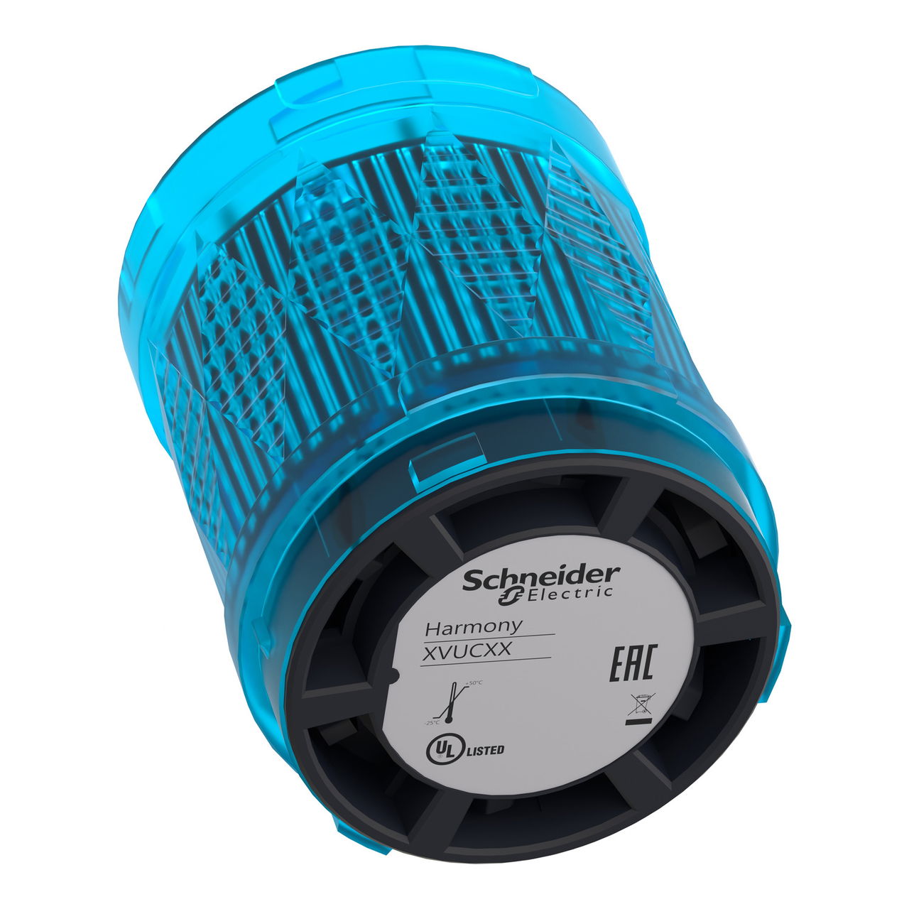 Leuchtelement, Harmony XVU, modular, 60mm, LED, blau, Blitzlicht, IP65, 24V ACDC – Bild 5 von 8