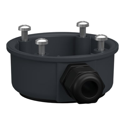 Adapter seitlicher Kabeleingang, Harmony XV4/XV6/XVB7, modular, Kunststoff, dunkelgrau