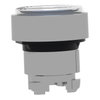 Drucktaster, Frontelement, Harmony XB4, Metall, 22mm, blau, vorstehend, unbeschriftet, tastend, mit Schutzkappe