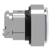 Drucktaster, Frontelement, Harmony XB4, Metall, 22mm, blau, vorstehend, unbeschriftet, tastend, mit Schutzkappe