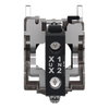 Lampenfassung mit Befestigungsflansch, Harmony XB4, Metall, Blinklicht, weiß, universelle LED, Schraubklemme, 230V AC