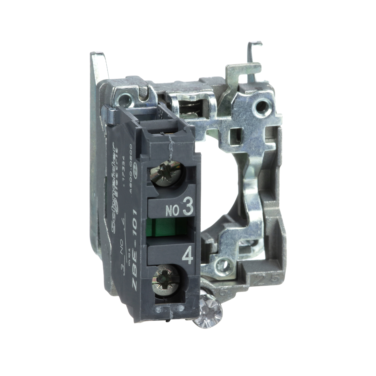 Hilfsschalterblock mit Befestigungsflansch, Harmony XB4, Metall, 22mm, 30mm, 1S, Schraubklemme, Sammelverpackung