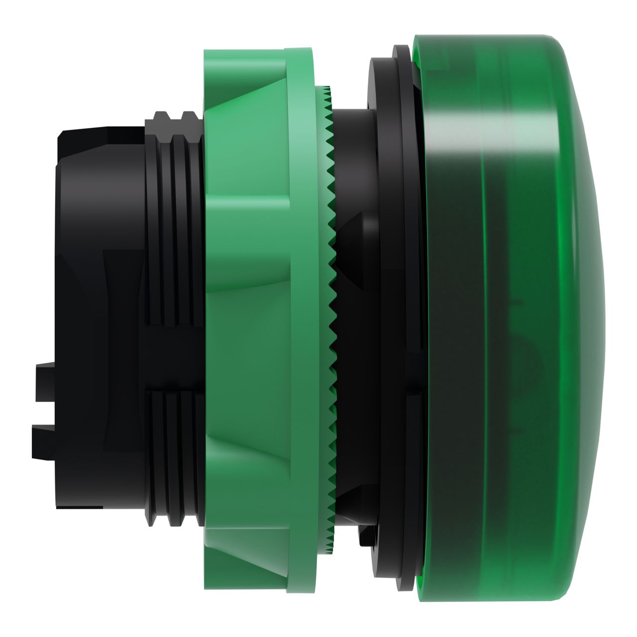Leuchtmelder, Frontelement, Harmony XB5, Kunststoff, 22mm, grün, für universelle LED, glatte Kalotte – Bild 6 von 9