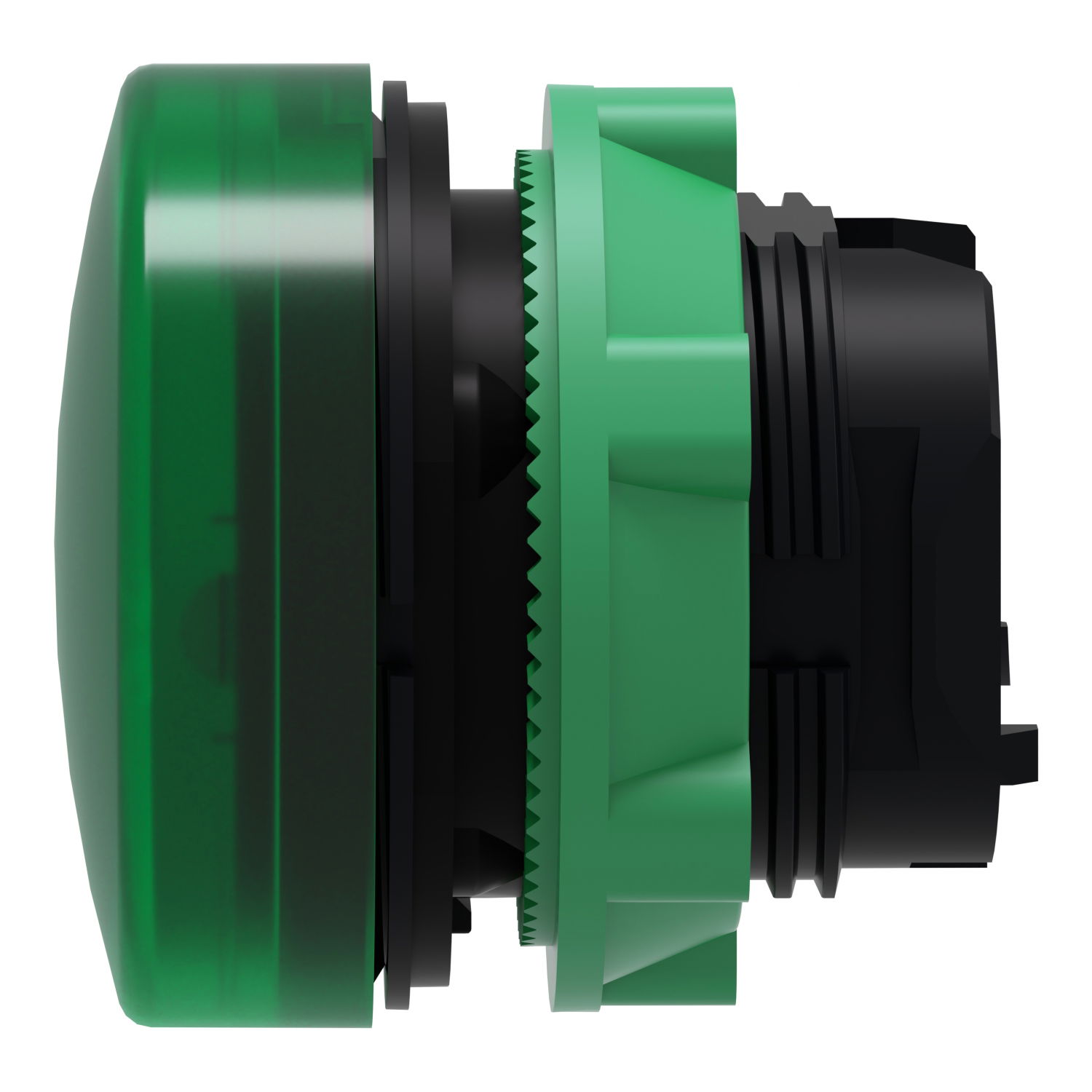 Leuchtmelder, Frontelement, Harmony XB5, Kunststoff, 22mm, grün, für universelle LED, glatte Kalotte – Bild 7 von 9