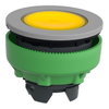 Leuchtdrucktaster, Frontelement, Harmony XB5F, Kunststoff, 30mm, hellgrau, gelb, für universelle LED